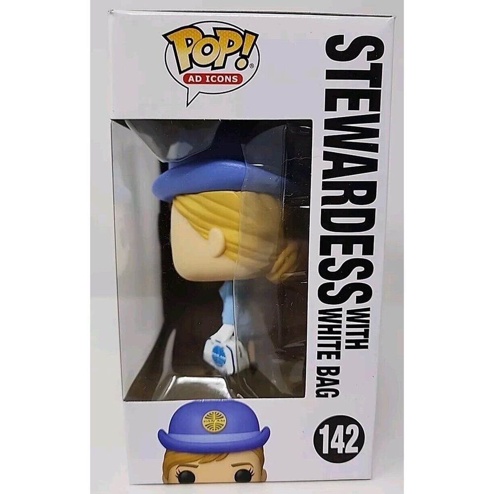 Funko Pop! Pan Am Stewardess with White Bag #142 F33 - Picture 2 of 6